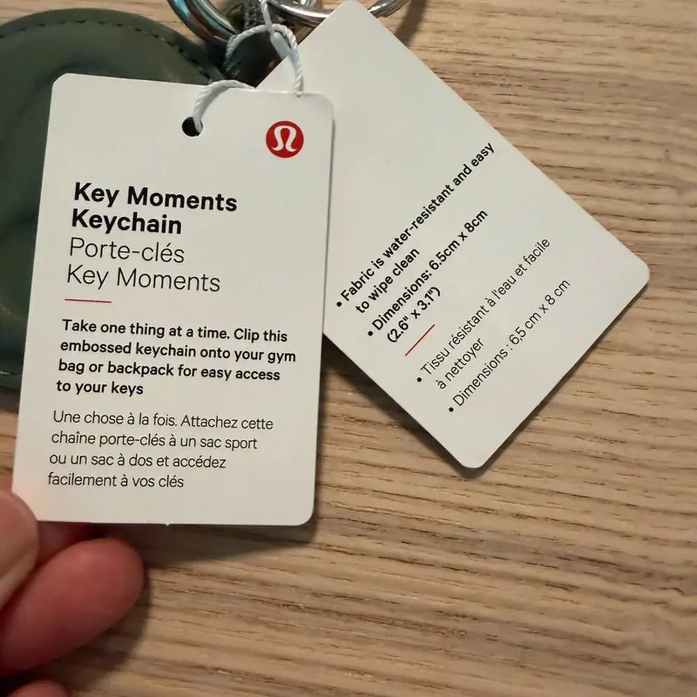 Lululemon Key Moments Keychain